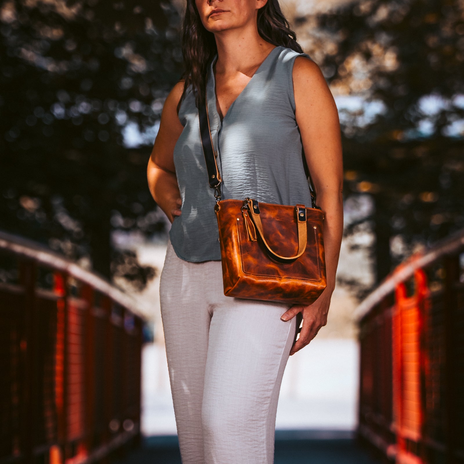 Leather Crossbody Bag - Deluxe