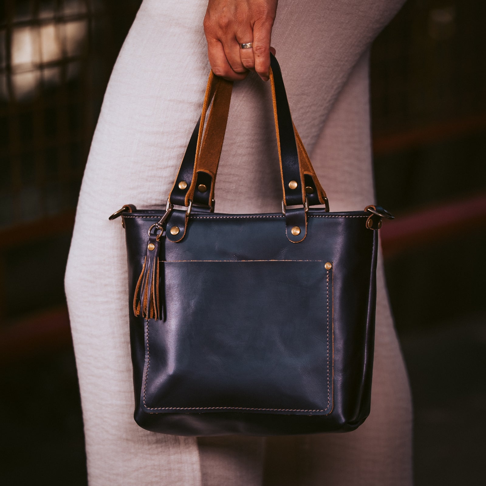 Leather Crossbody Bag - Deluxe