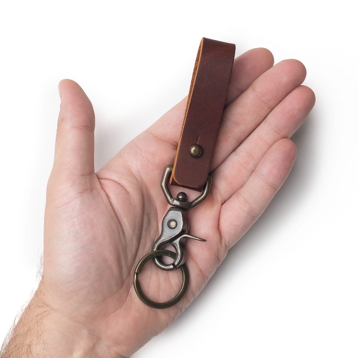 Leather Belt Loop Keychain Popov Leather®