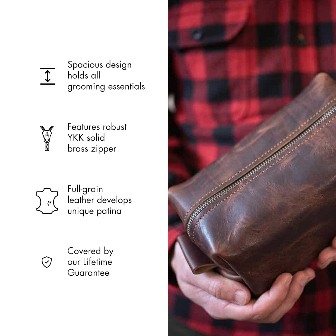 Leather Toiletry Bag Popov Leather®