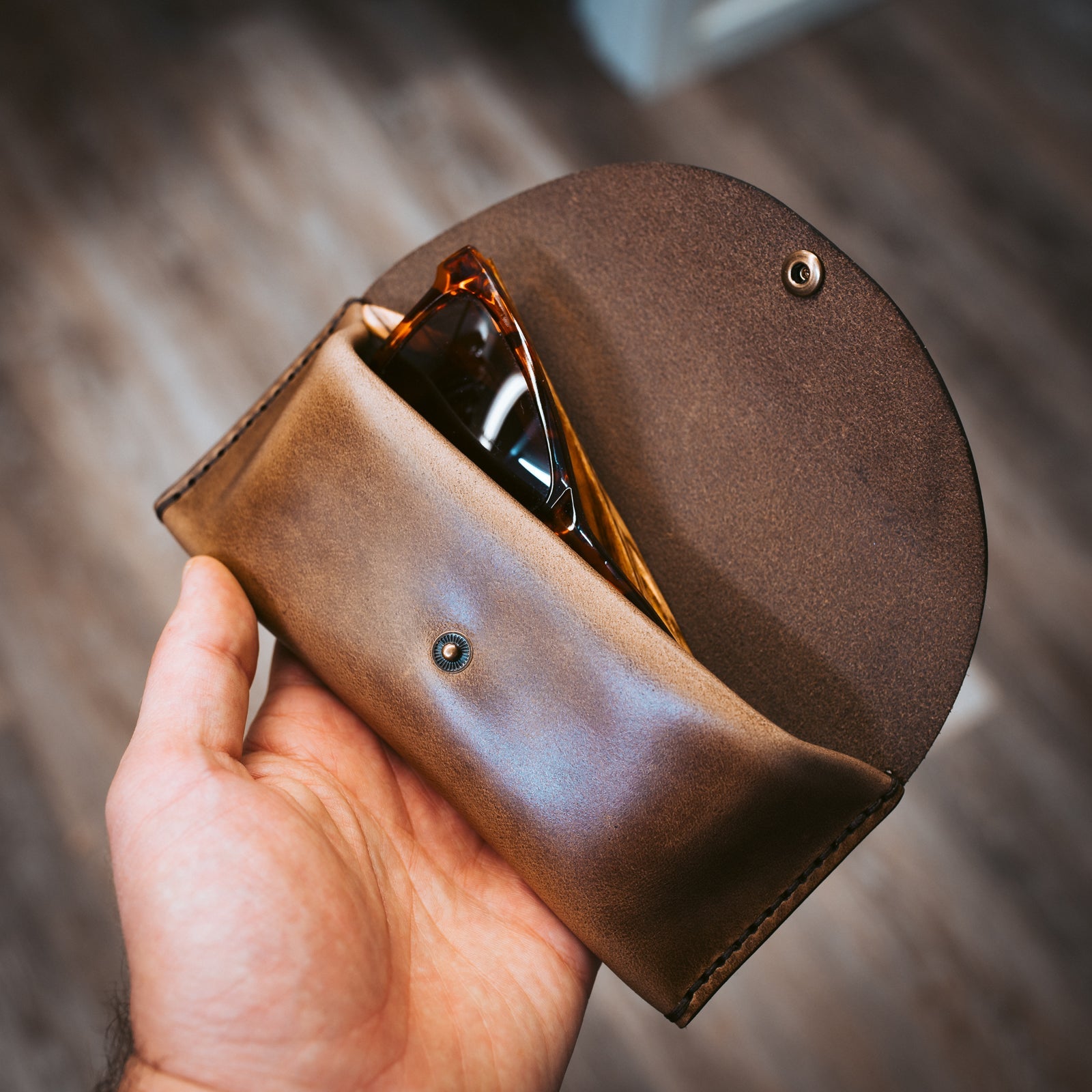 Leather Sunglasses Case