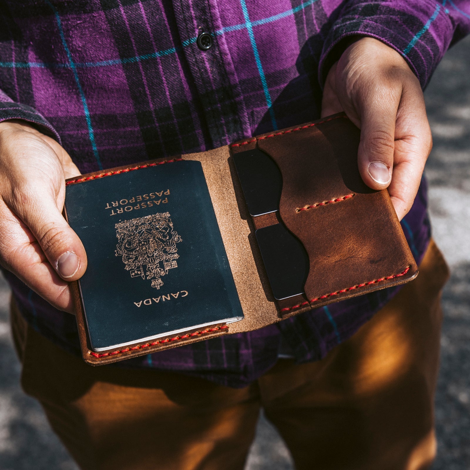 Leather Passport Cover