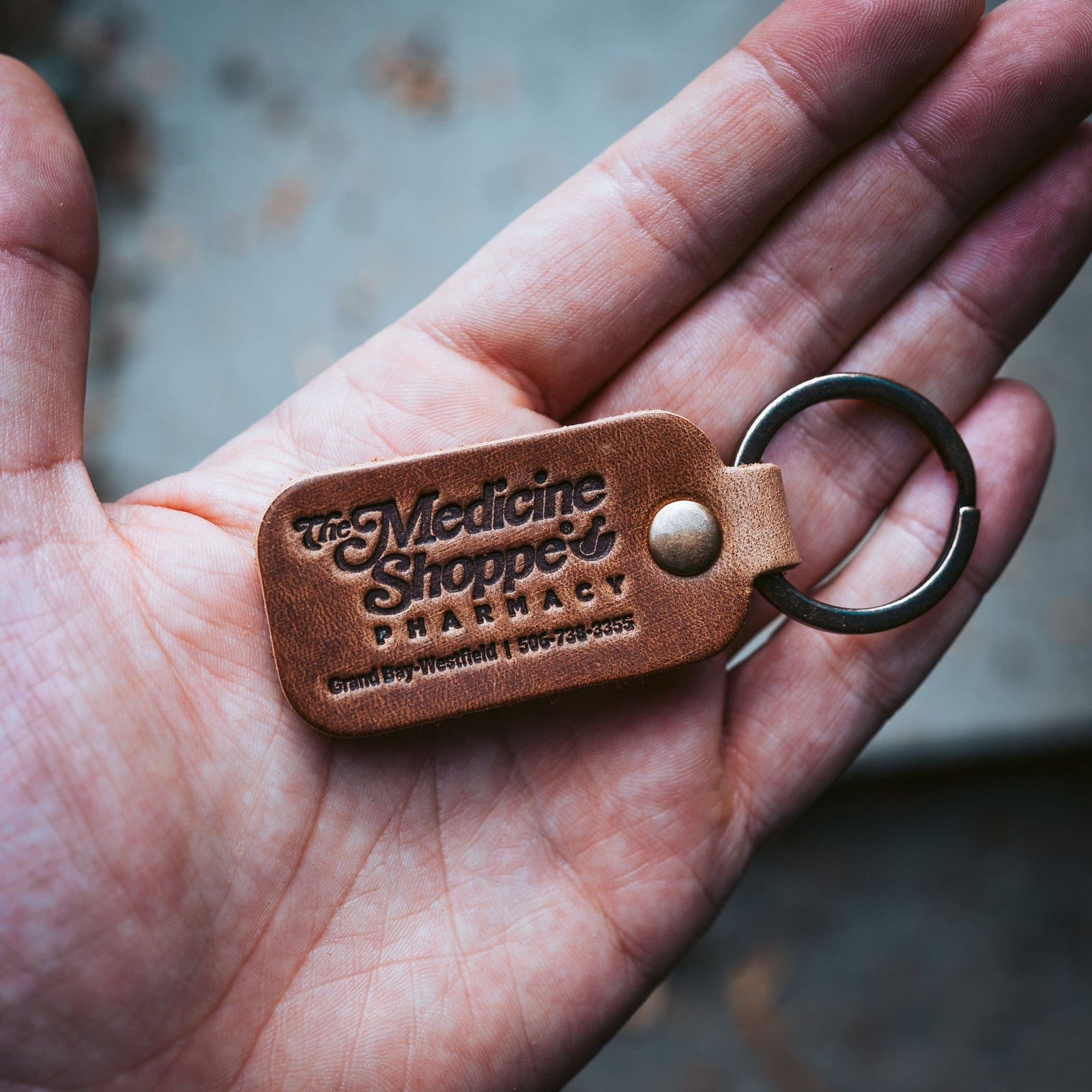 Custom bulk leather keychains