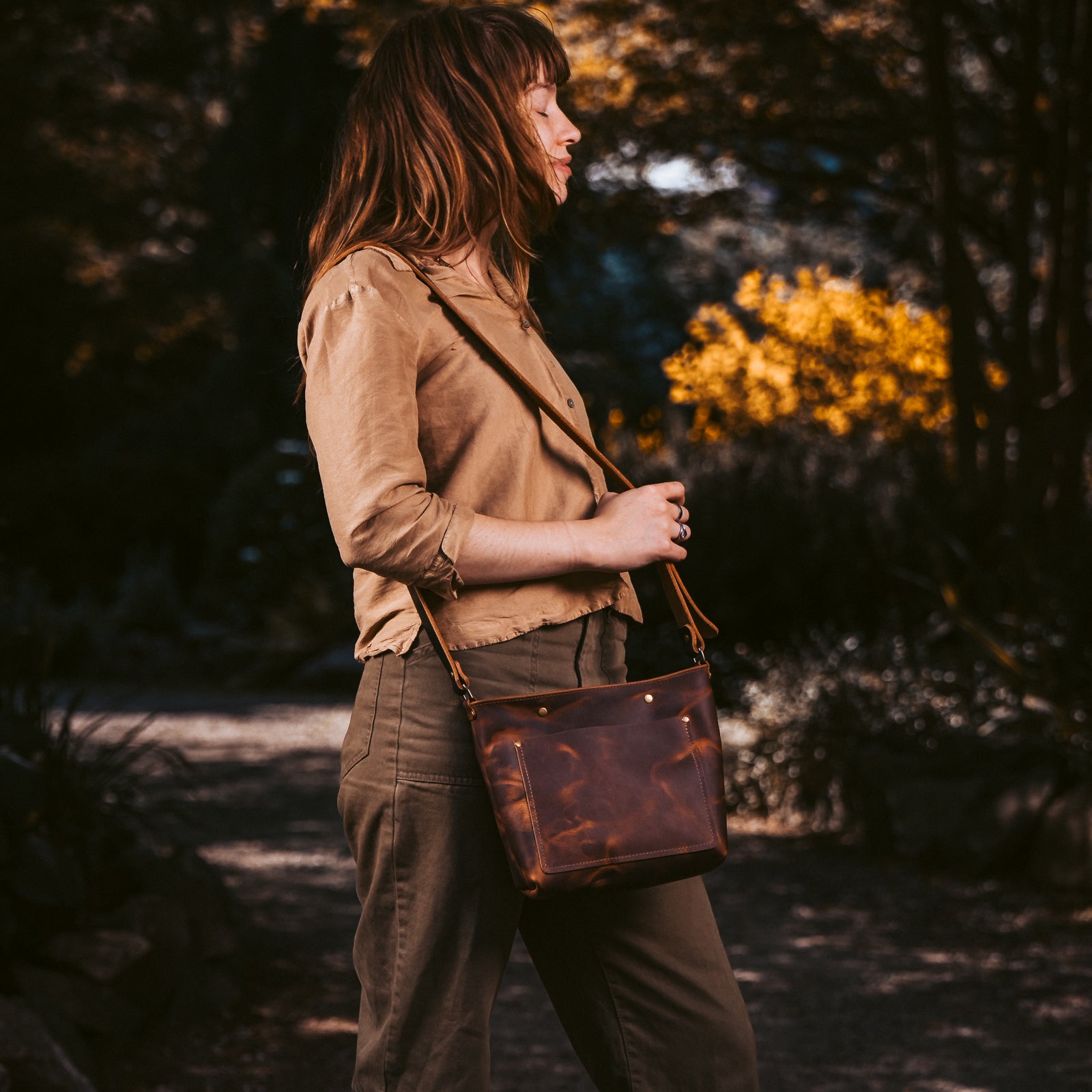 Leather Crossbody Bag