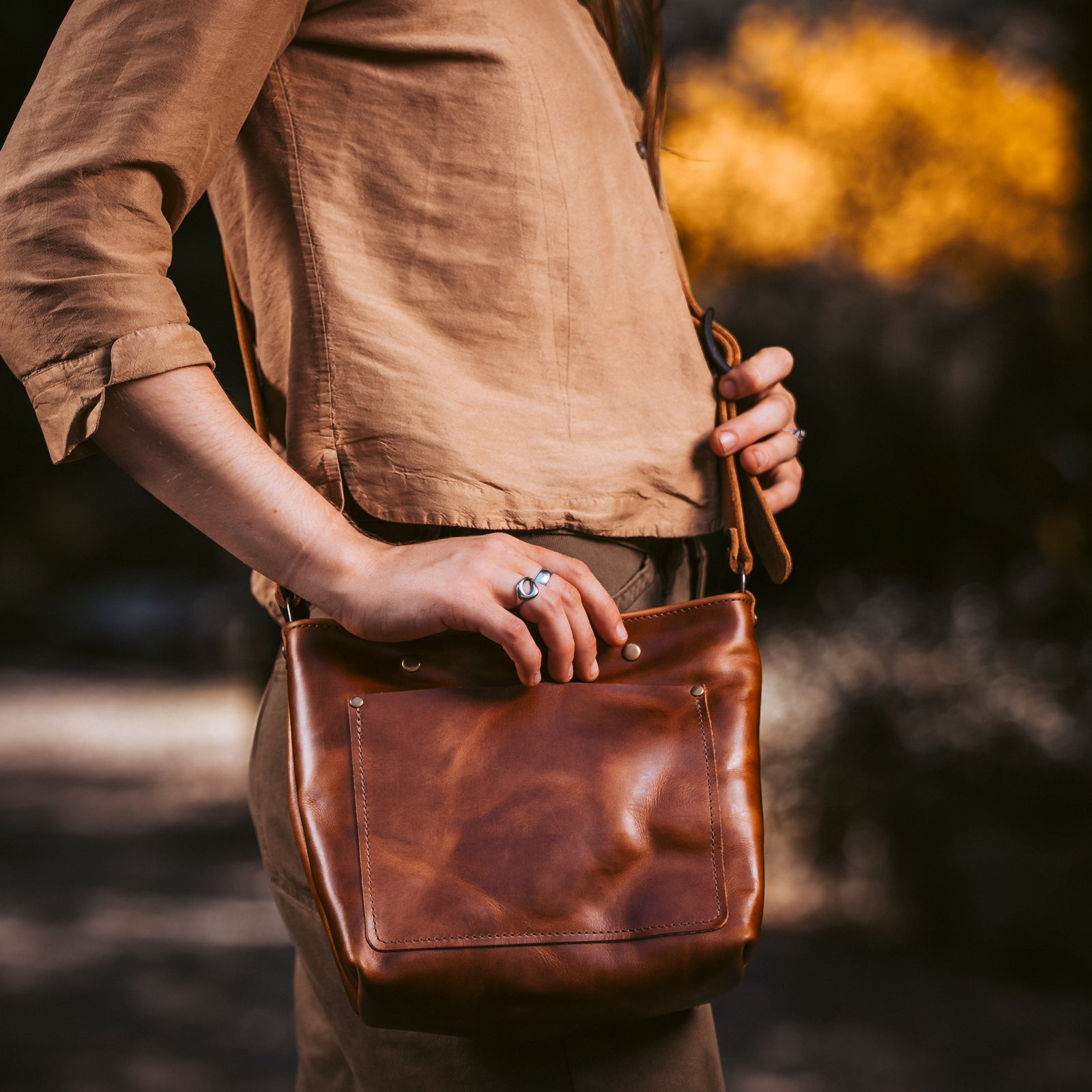 Leather Crossbody Bag