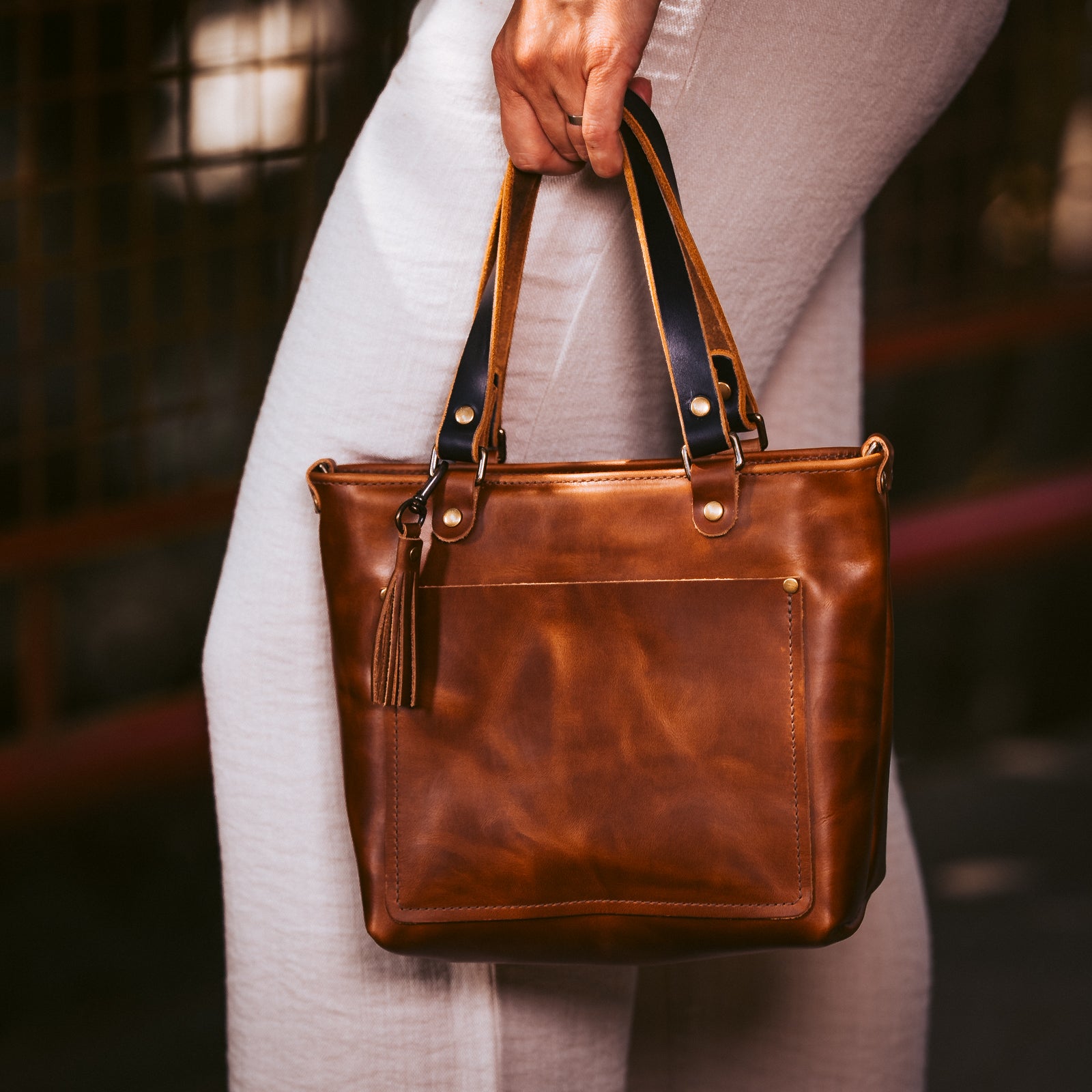Leather Crossbody Bag - Deluxe