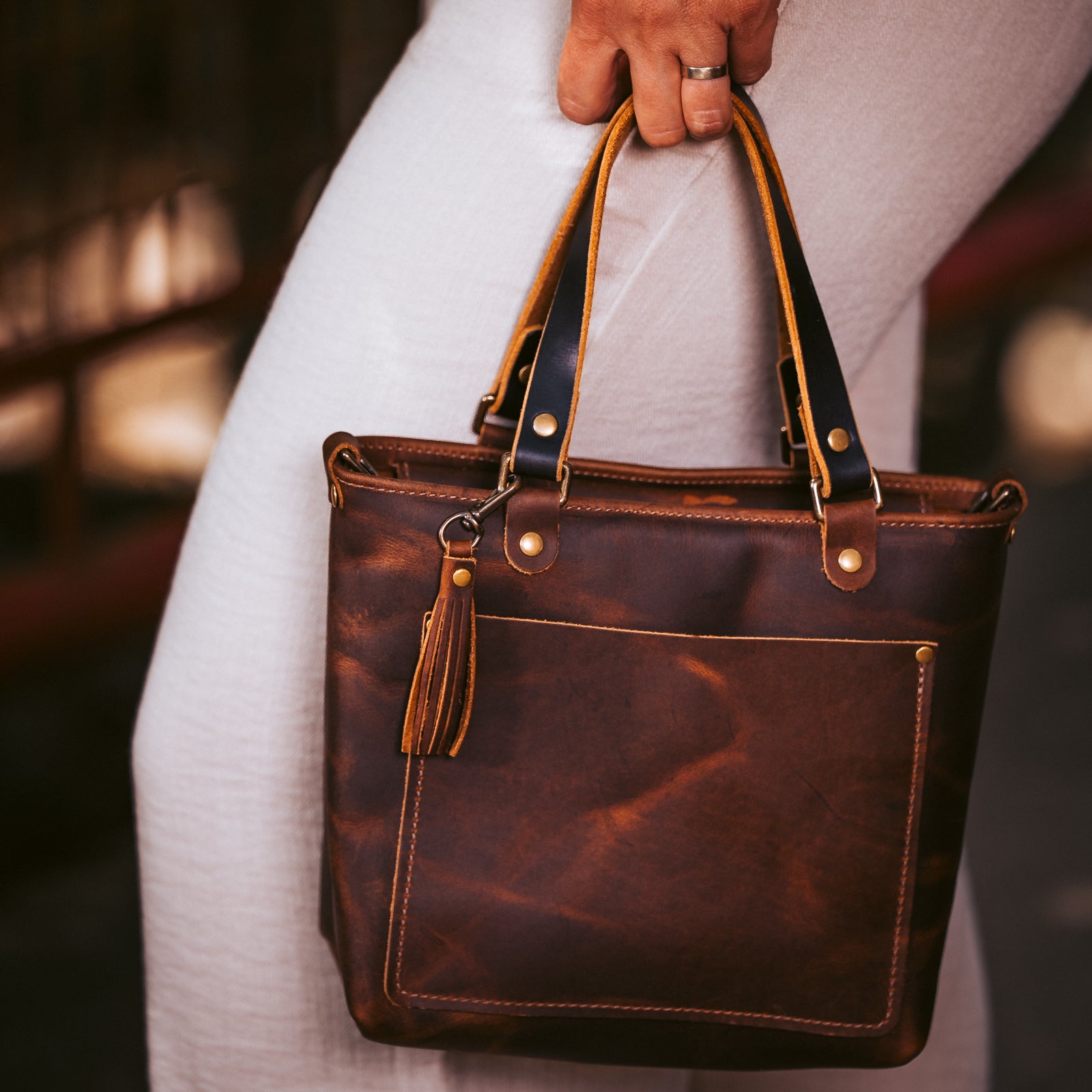 Leather Crossbody Bag - Deluxe