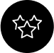 Full-grain leather quality badge