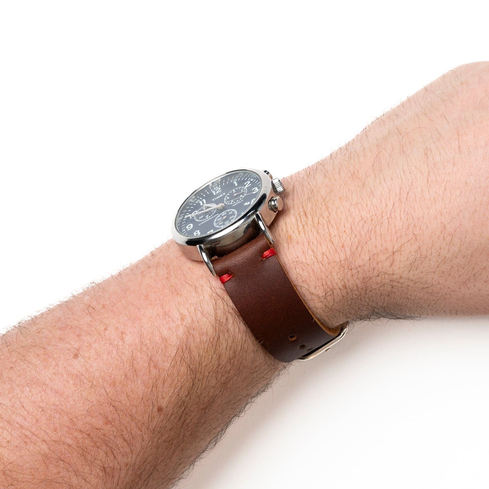 Leather Watch Band - Heritage Brown Popov Leather